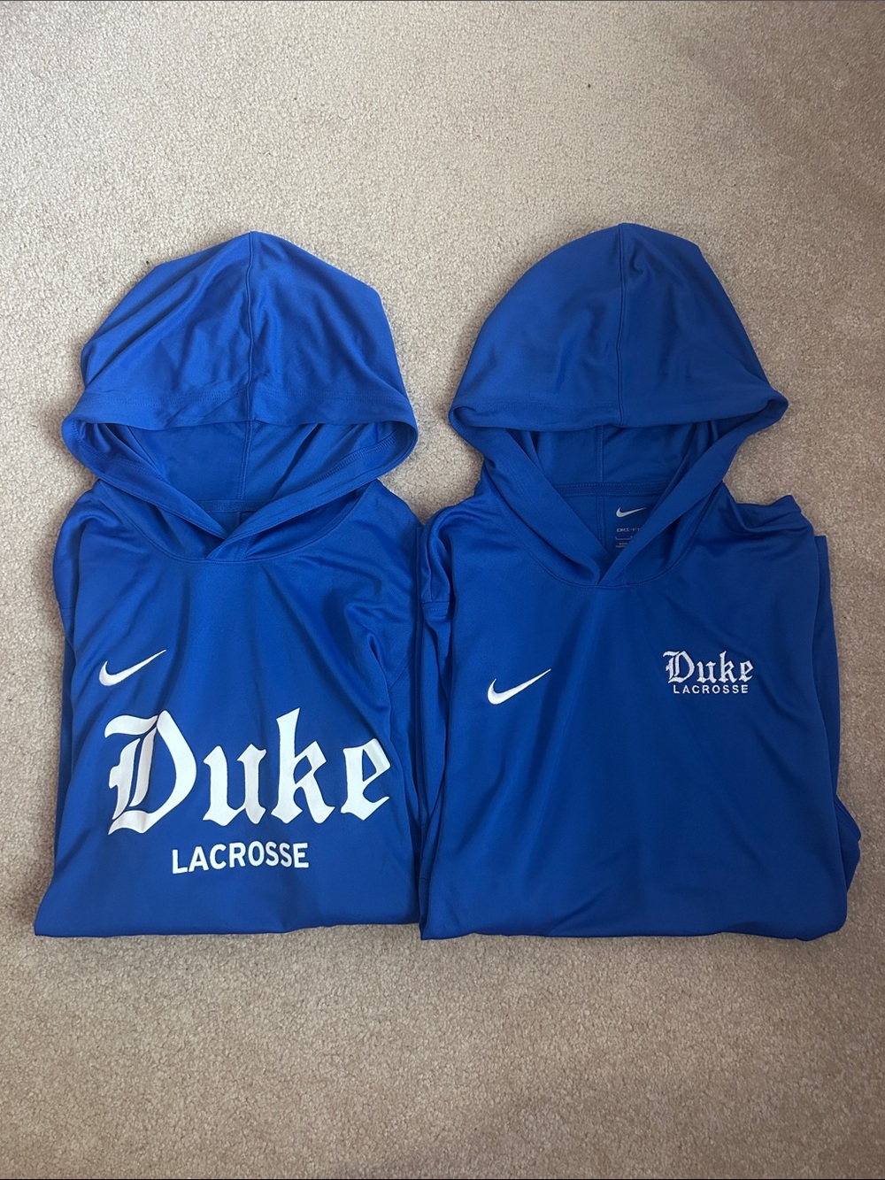 Bundle of Men’s Nike Duke University Lacrosse Hoodie Pullovers